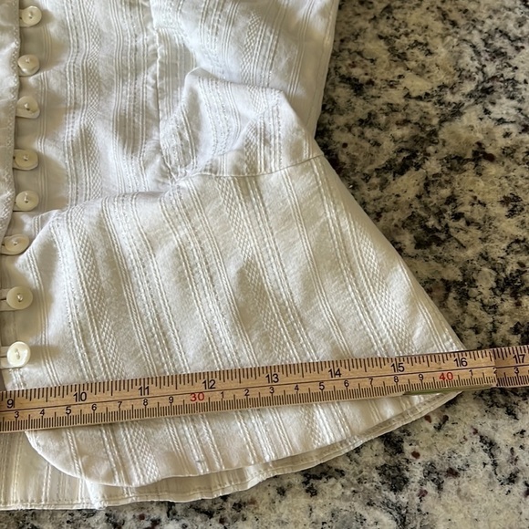 Zara Basic Fitted Bodice Bouse Size M - Picture 7 of 9